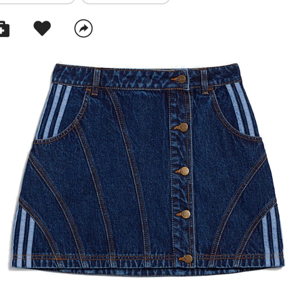 NWOT ADIDAS IVY PARK DENIM SKIRT SIZE SMALL